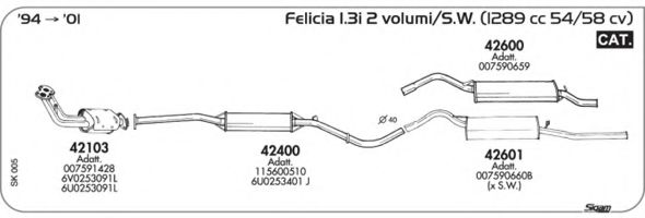 Sistem de esapament
