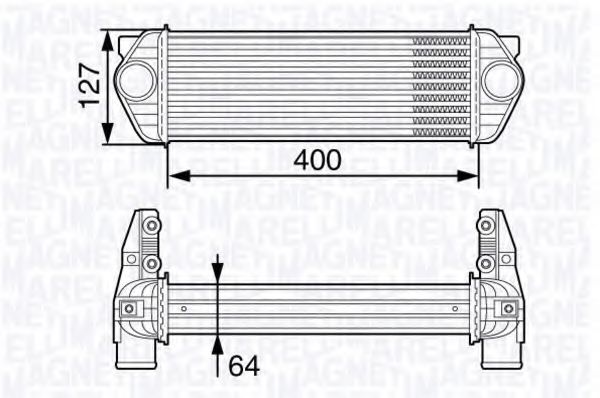 Intercooler, compresor