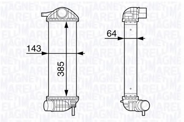 Intercooler, compresor