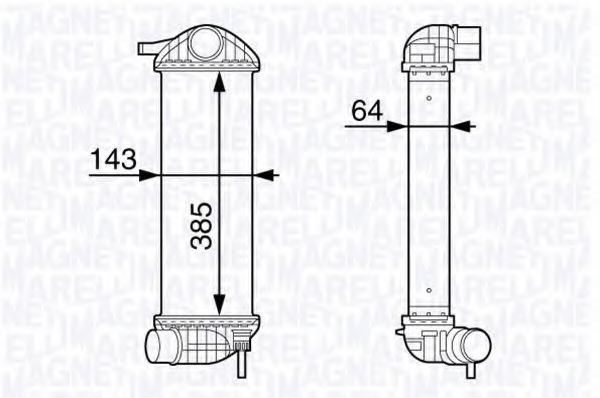 Intercooler, compresor