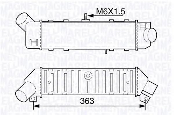 Intercooler, compresor