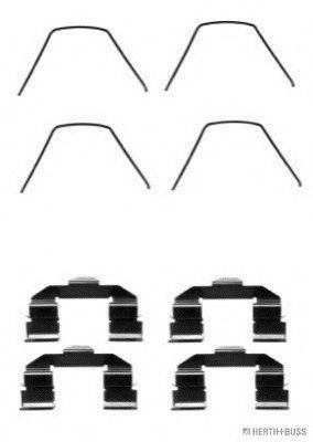 Set accesorii, placute frana