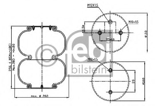 Burduf, suspensie pneumatica