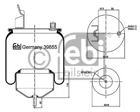 Burduf, suspensie pneumatica