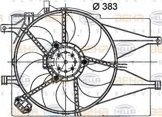 Ventilator, radiator