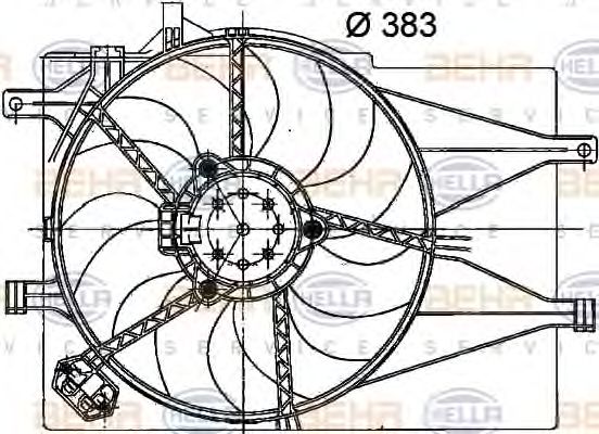 Ventilator, radiator