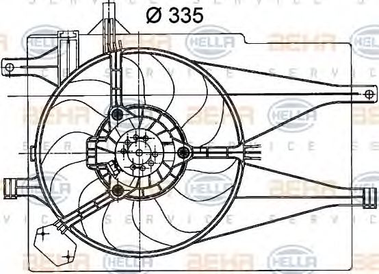Ventilator, radiator