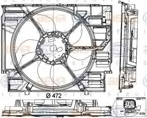 Ventilator, radiator