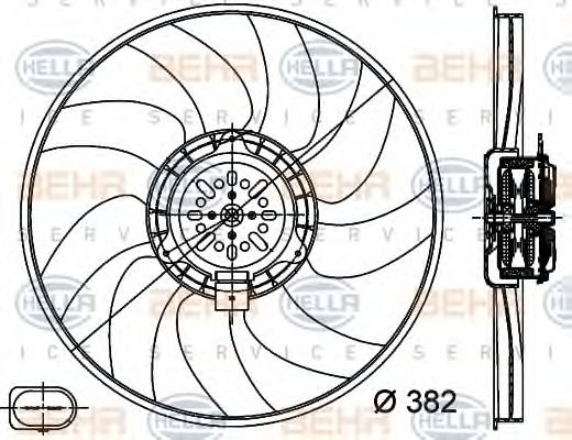 Ventilator, radiator