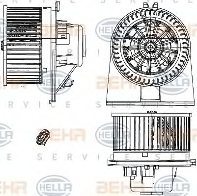 Ventilator, habitaclu
