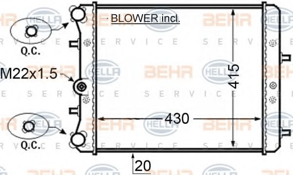 Radiator, racire motor