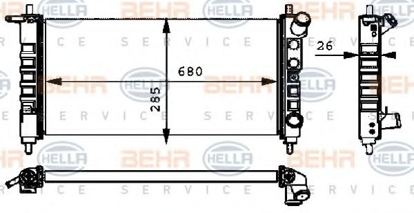 Radiator, racire motor