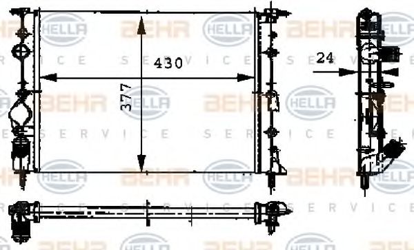 Radiator, racire motor