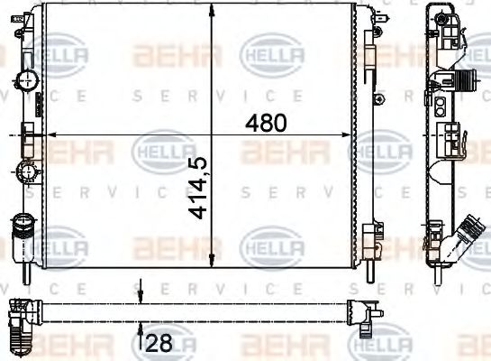 Radiator, racire motor