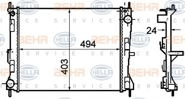 Radiator, racire motor