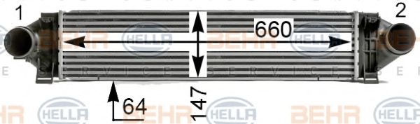 Intercooler, compresor