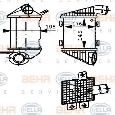 Intercooler, compresor