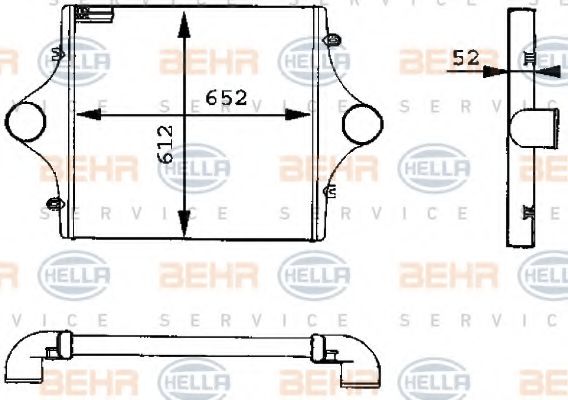 Intercooler, compresor