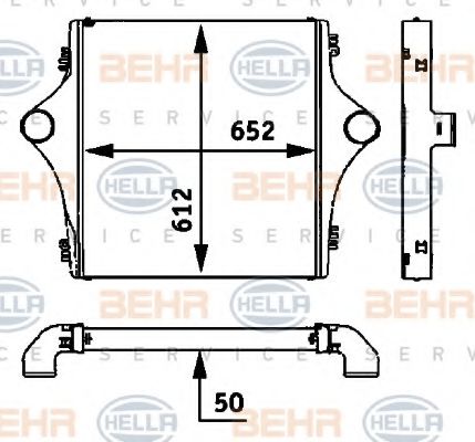 Intercooler, compresor