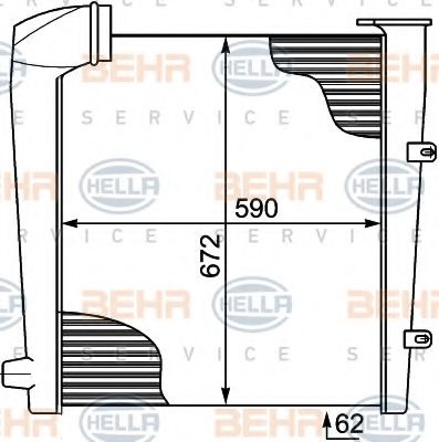 Intercooler, compresor
