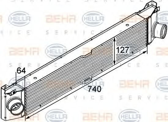 Intercooler, compresor