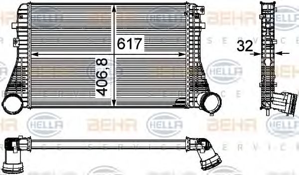 Intercooler, compresor