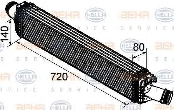 Intercooler, compresor
