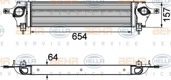 Intercooler, compresor