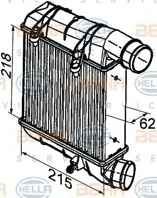 Intercooler, compresor