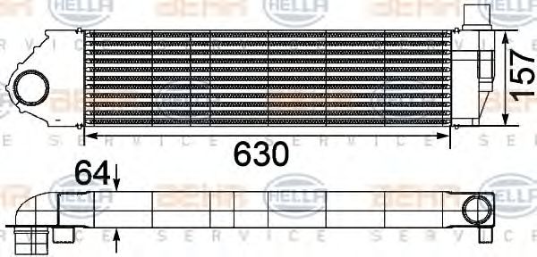 Intercooler, compresor