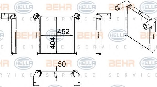 Intercooler, compresor