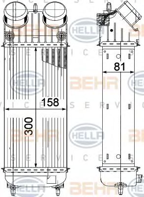Intercooler, compresor
