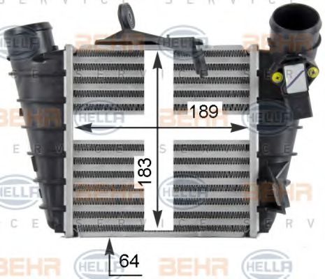 Intercooler, compresor