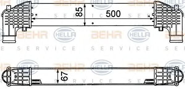 Intercooler, compresor