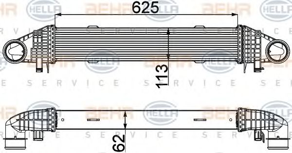 Intercooler, compresor
