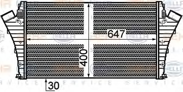 Intercooler, compresor