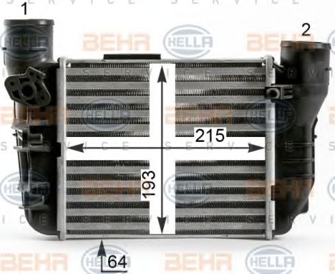 Intercooler, compresor