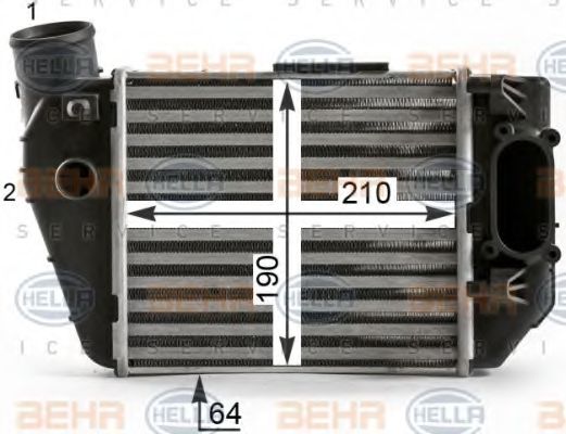 Intercooler, compresor