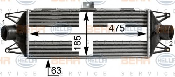 Intercooler, compresor