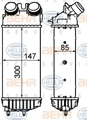 Intercooler, compresor