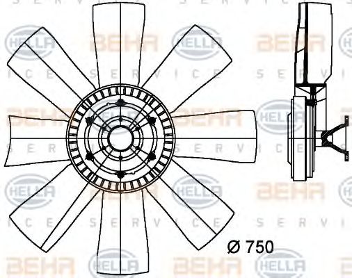 Ventilator, radiator