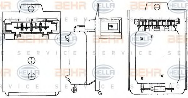 Rezistor, ventilator habitaclu