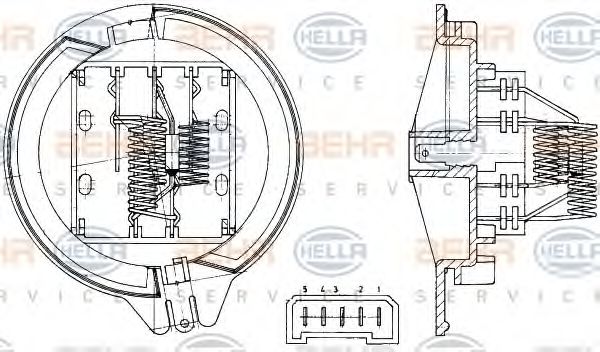 Rezistor, ventilator habitaclu