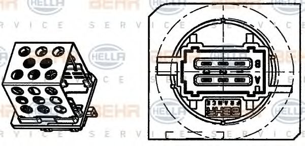 Rezistor, ventilator habitaclu