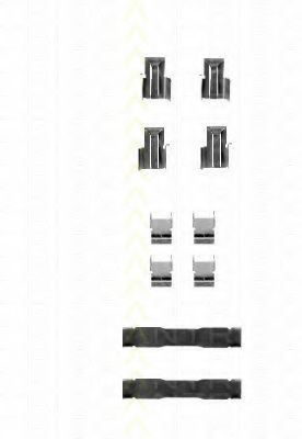 Set accesorii, placute frana
