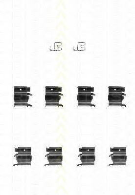 Set accesorii, placute frana