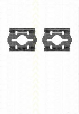 Set accesorii, placute frana