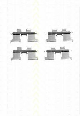 Set accesorii, placute frana