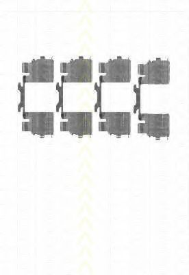 Set accesorii, placute frana