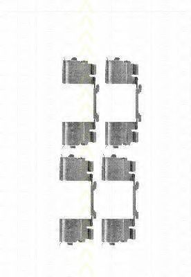 Set accesorii, placute frana